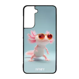 Napszemüveges Axolotl Samsung Galaxy S21 FE tok