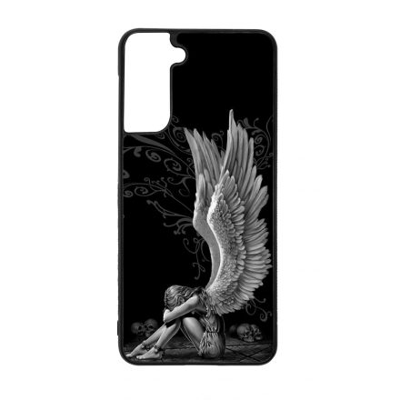 angyal angyalos fekete bukott Samsung Galaxy S21 Plus tok