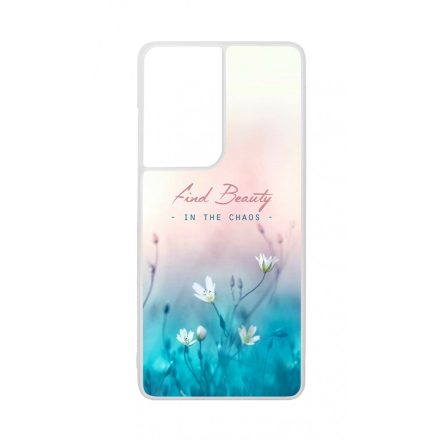 virágos tavaszi art Samsung Galaxy S21 Ultra tok