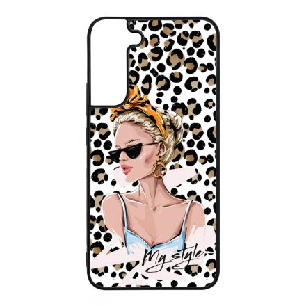 My Style Girl Leopard Wild Beauty Animal Fashion Csajos Allat mintas Samsung Galaxy S22 Plus tok