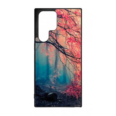 őszi erdős falevél természet Samsung Galaxy S22 Ultra tok