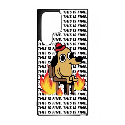 This is fine DOG kutyas meme Samsung Galaxy S22 Ultra tok