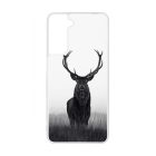 szarvas szarvasos agancs őszi fehér Samsung Galaxy S23 tok