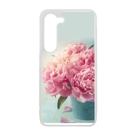 virágos tavaszi vintage rózsaszín rózsás Samsung Galaxy S23 tok