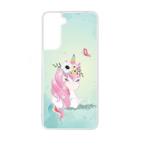 Édes unikornis és a Pillangó unicorn egyszarvú Samsung Galaxy S23 tok