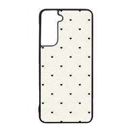 Elegáns szívecskés - CREAM - szives csajos Samsung Galaxy S23 tok