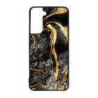 Luxury Golden Black marvanyos marvany mintas Samsung Galaxy S23 tok