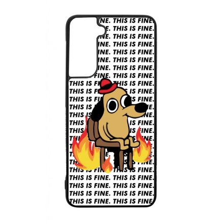 This is fine DOG kutyas meme Samsung Galaxy S23 tok