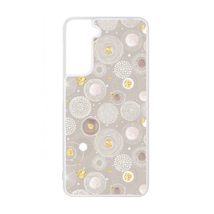 Csodaszép Aranyló téli mintás Samsung Galaxy S23 tok