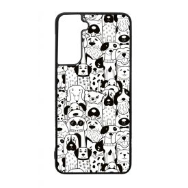 Aranyos kutya mintás Samsung Galaxy S23 tok