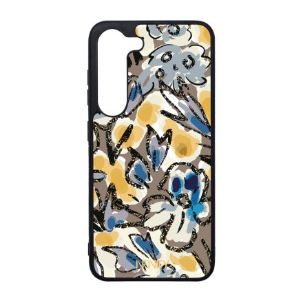 Művészi kék virágzás Samsung Galaxy S23 tok