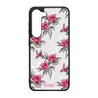 Szépséges pink virágok Samsung Galaxy S23 tok