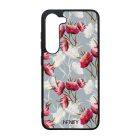 Szépséges piros tavaszi virágok Samsung Galaxy S23 tok