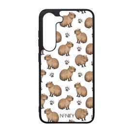 Capybara és a talpnyom Samsung Galaxy S23 tok