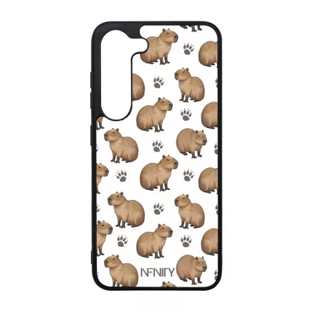 Capybara és a talpnyom Samsung Galaxy S23 tok