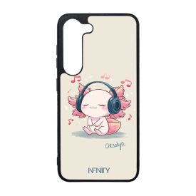 Névvel kérhető - Music Axolotl Samsung Galaxy S23 tok