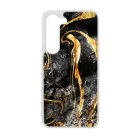 Luxury Golden Black marvanyos marvany mintas Samsung Galaxy S24 Plus tok
