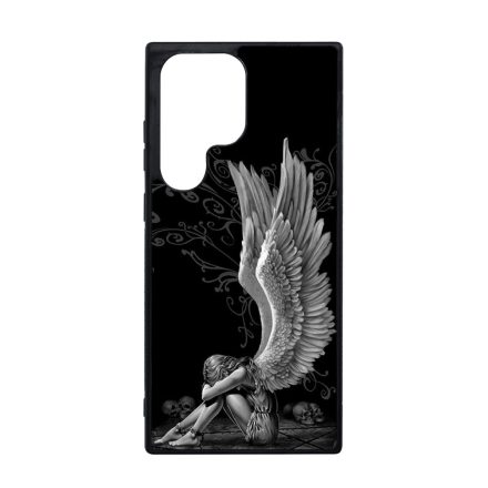angyal angyalos fekete bukott Samsung Galaxy S24 Ultra tok