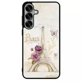 vintage párizs párizsi eiffel torony tornyos Samsung Galaxy S25 tok