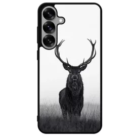 szarvas szarvasos agancs őszi fehér Samsung Galaxy S25 tok