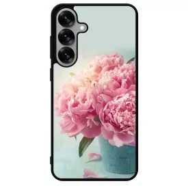 virágos tavaszi vintage rózsaszín rózsás Samsung Galaxy S25 tok