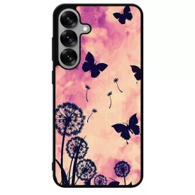 pillangós lepkés pitypang tavaszi Samsung Galaxy S25 tok