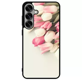 virágos tulipános tavaszi Samsung Galaxy S25 tok