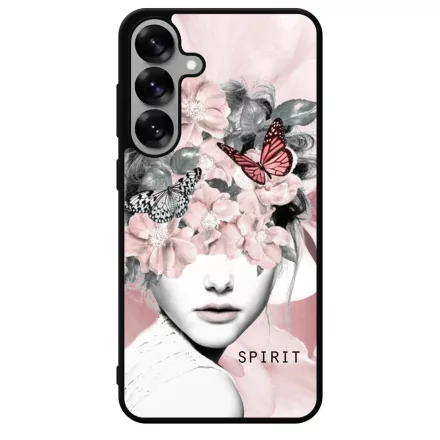 Spirit woman art tavaszi viragos Samsung Galaxy S25 tok