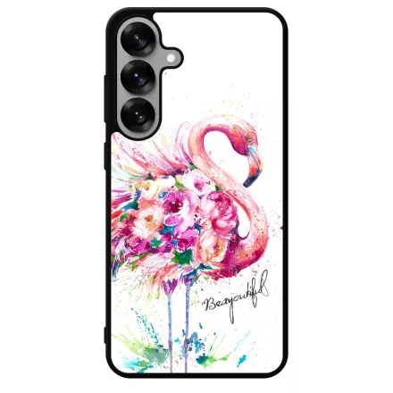 Álomszép Flamingo tropical summer nyári Samsung Galaxy S25 Magnetic tok