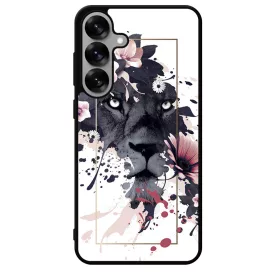 Gyönyörű oroszlán ajándék nőknek valentin napra Samsung Galaxy S25 tok