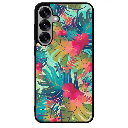 Tropical Beauty - Nyári trópusi mintás Samsung Galaxy S25 Magnetic tok