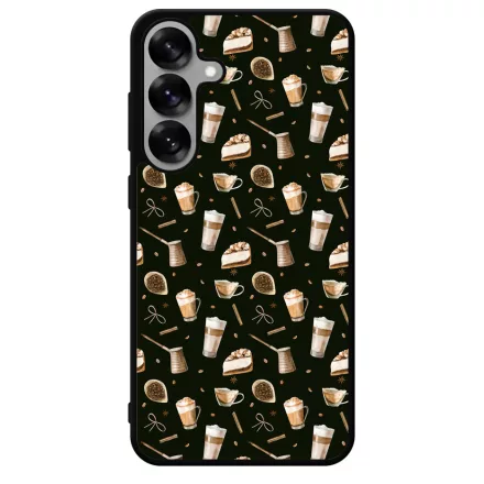 Coffee & Café kávés őszi Samsung Galaxy S25 Magnetic tok
