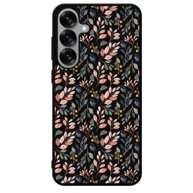 Csodaszép őszi virágmintás vintage Samsung Galaxy S25 tok