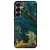 Luxury Blue Aranylo marvany Samsung Galaxy S25 Magnetic tok
