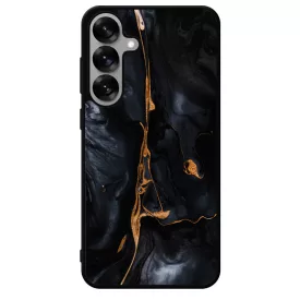Black Gold marvanyos marvany mintas hatás Samsung Galaxy S25 tok