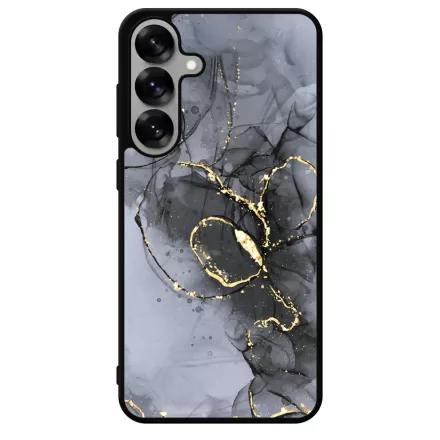 Golden Black marvanyos marvany mintas hatás Samsung Galaxy S25 Magnetic tok