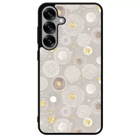 Csodaszép Aranyló téli mintás Samsung Galaxy S25 tok