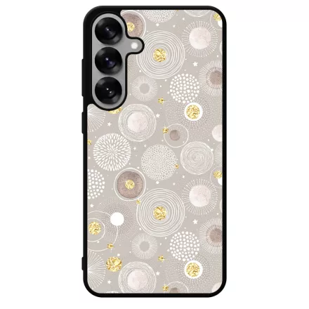Csodaszép Aranyló téli mintás Samsung Galaxy S25 tok