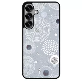 Gyönyörűséges Ezüstös téli mintás Samsung Galaxy S25 tok