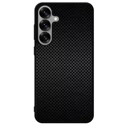 Speaker fekete metál mintás Samsung Galaxy S25 tok