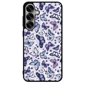Gyonyoru lila pillangok Samsung Galaxy S25 tok