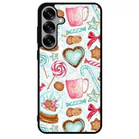 téli karácsonyi csajos mintás Samsung Galaxy S25 Plus tok