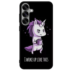 Unikornis - morcos reggel unicorn egyszarvú Samsung Galaxy S25 Plus tok