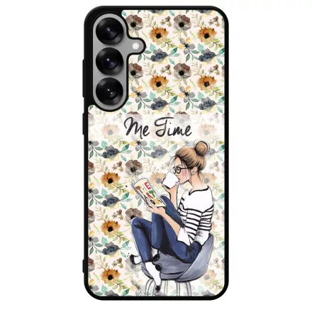 Én időm csajos őszi mintás Samsung Galaxy S25 Plus Magnetic tok