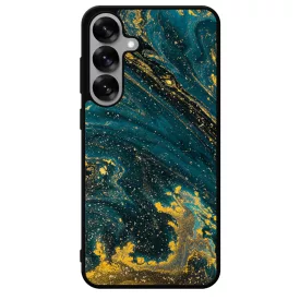 Luxury Blue Aranylo marvany Samsung Galaxy S25 Plus tok