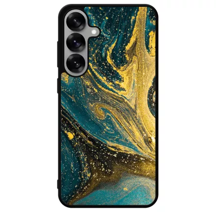 Golden Blue marvanyos marvany mintas Samsung Galaxy S25 Plus tok
