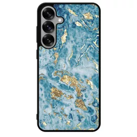 Blue Gold marvanyos marvany mintas Samsung Galaxy S25 Plus tok