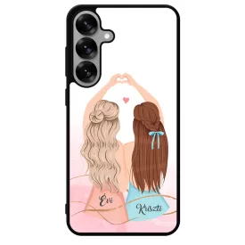 BFF Heart Best Friends forever legjobb baratnos Samsung Galaxy S25 Plus tok