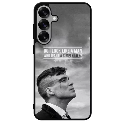 Tommy Shelby simple life idezet peaky blinders Samsung Galaxy S25 Plus Magnetic tok