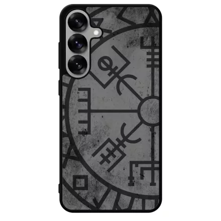 Grunge Vikings Symbol Samsung Galaxy S25 Plus Magnetic tok